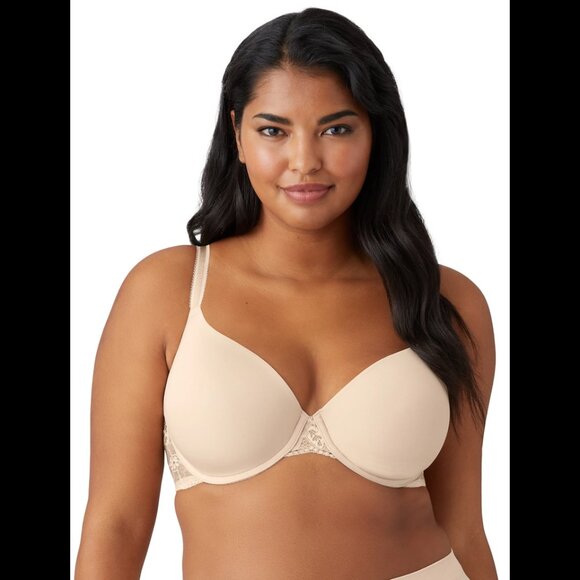Wacoal | Sand (Nude) French Garden Seamless Underwire T-Shirt Bra 32D NWT - Picture 1 of 5